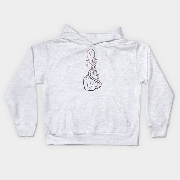 Dancing on Your Grave Kids Hoodie by O. Rae